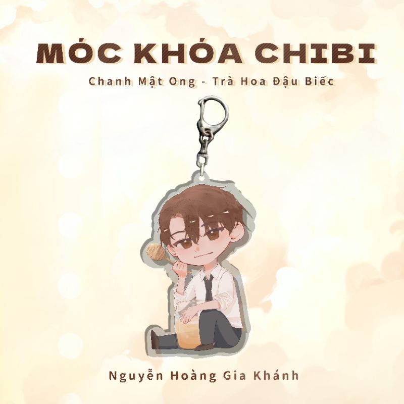 Móc Khoá Chibi Nhân Vật Chanh Mật Ong