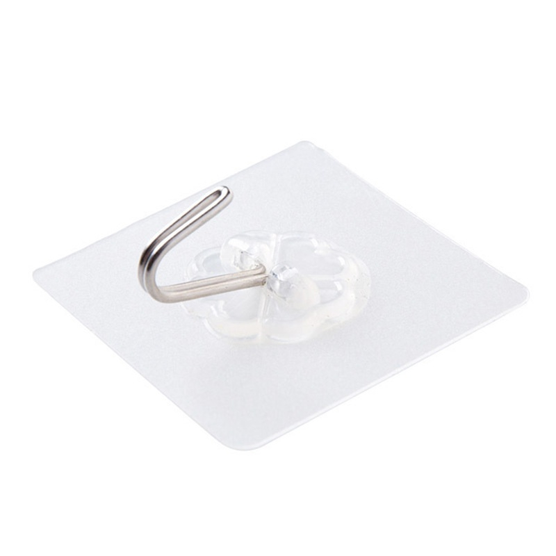Móc Dán Tường Trong Suốt, Kích Thước 6x6cm.
