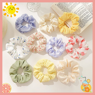 Buộc tóc scrunchie nhỏ xinh nhiều hoạ tiết