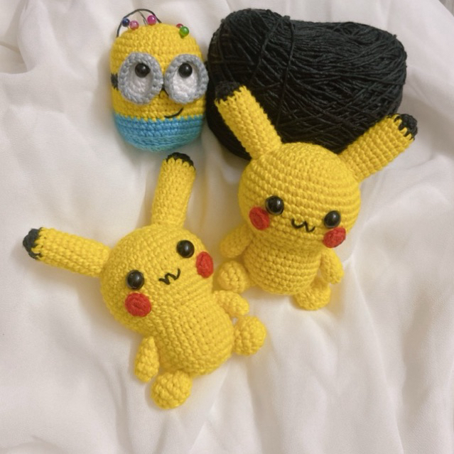 [HANDMADE] Pikachu bằng len siêu đáng yêu