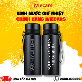 Bình Giữ Nhiệt Khắc Tên 800ml Inox Bình Nước Iviecars Khắc Tên