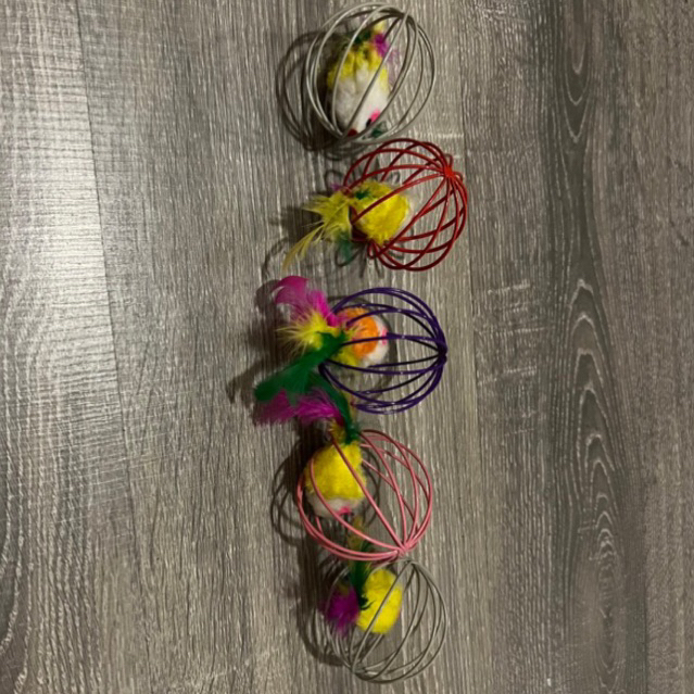 Đồ chơi cho mèo bóng chuột lồng sắt vui nhộn