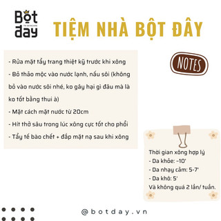 Thảo Dược Xông Mặt Handmade