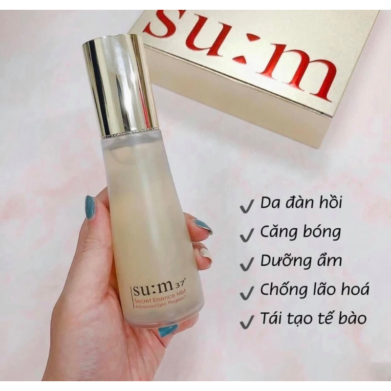 Set xịt khoáng nước thần Sum:37 Secret Essence Mist special set