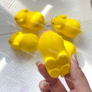 [Màu Mới] Đồ Chơi Squishy Heo Vàng Siêu Mềm Chậm Tăng