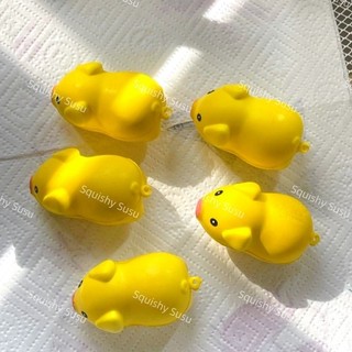 [Màu Mới] Đồ Chơi Squishy Heo Vàng Siêu Mềm Chậm Tăng