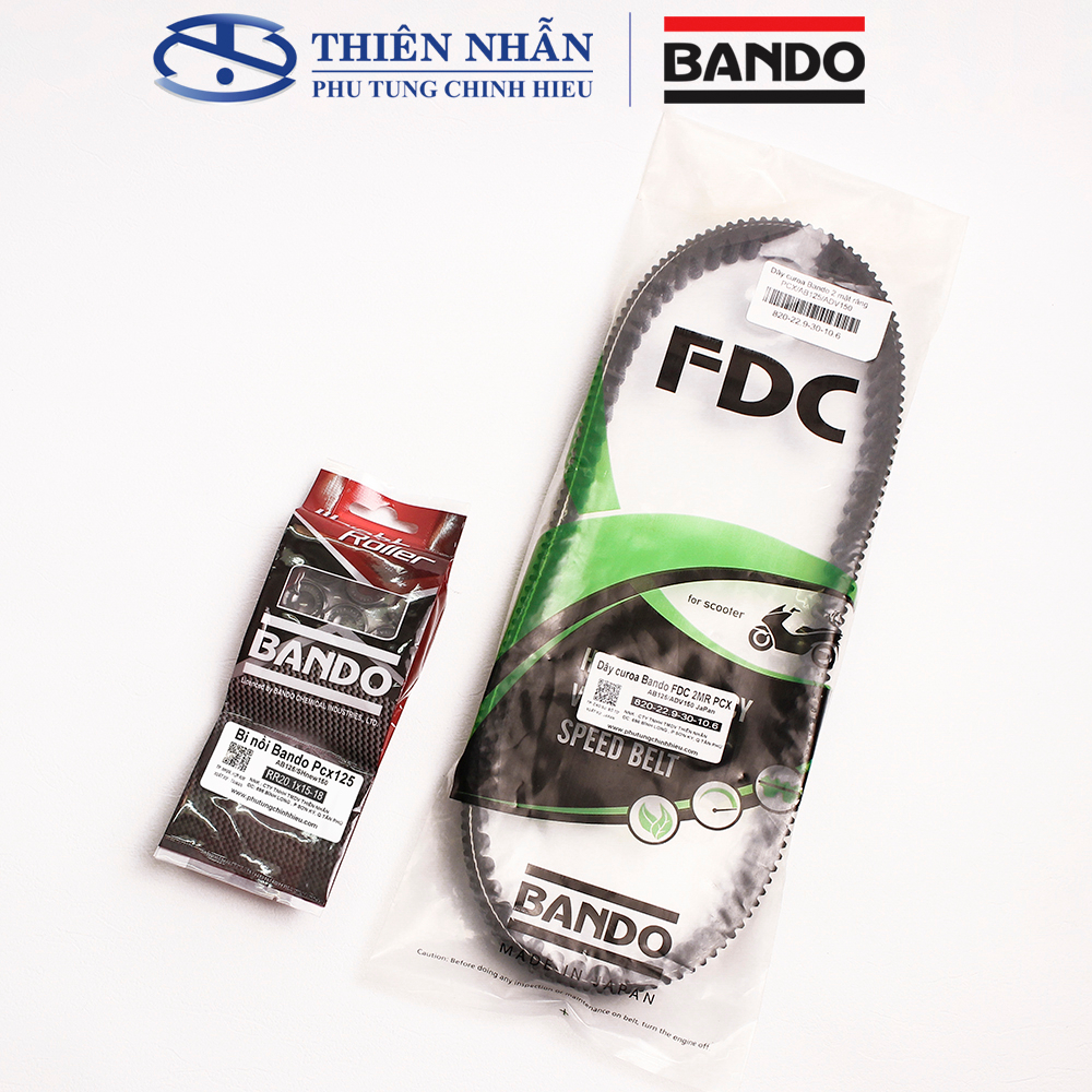 Combo Bi nồi Dây curoa BANDO FDC xe PCX 125, Air Blade 125/150, Lead 125, Vario 125/150, Click 125/150, SH mode