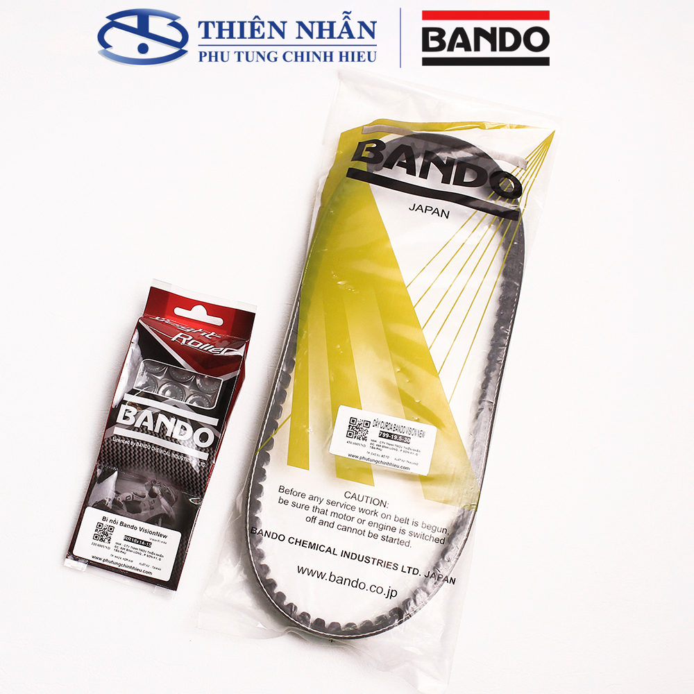 Combo Bi nồi Dây curoa BANDO xe Vision new 110i (K44)
