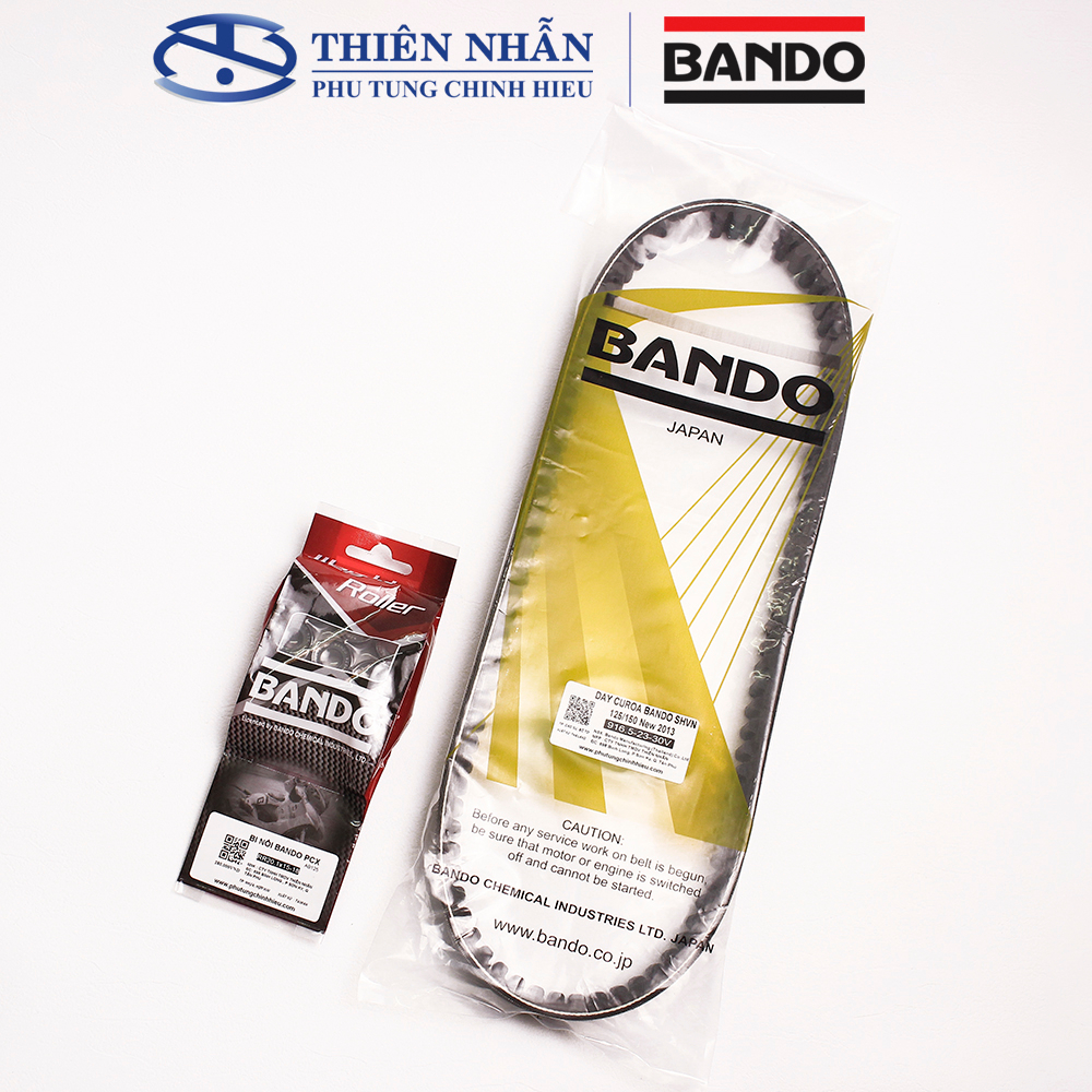 Combo Bi nồi Dây curoa BANDO xe SH 125/150 new