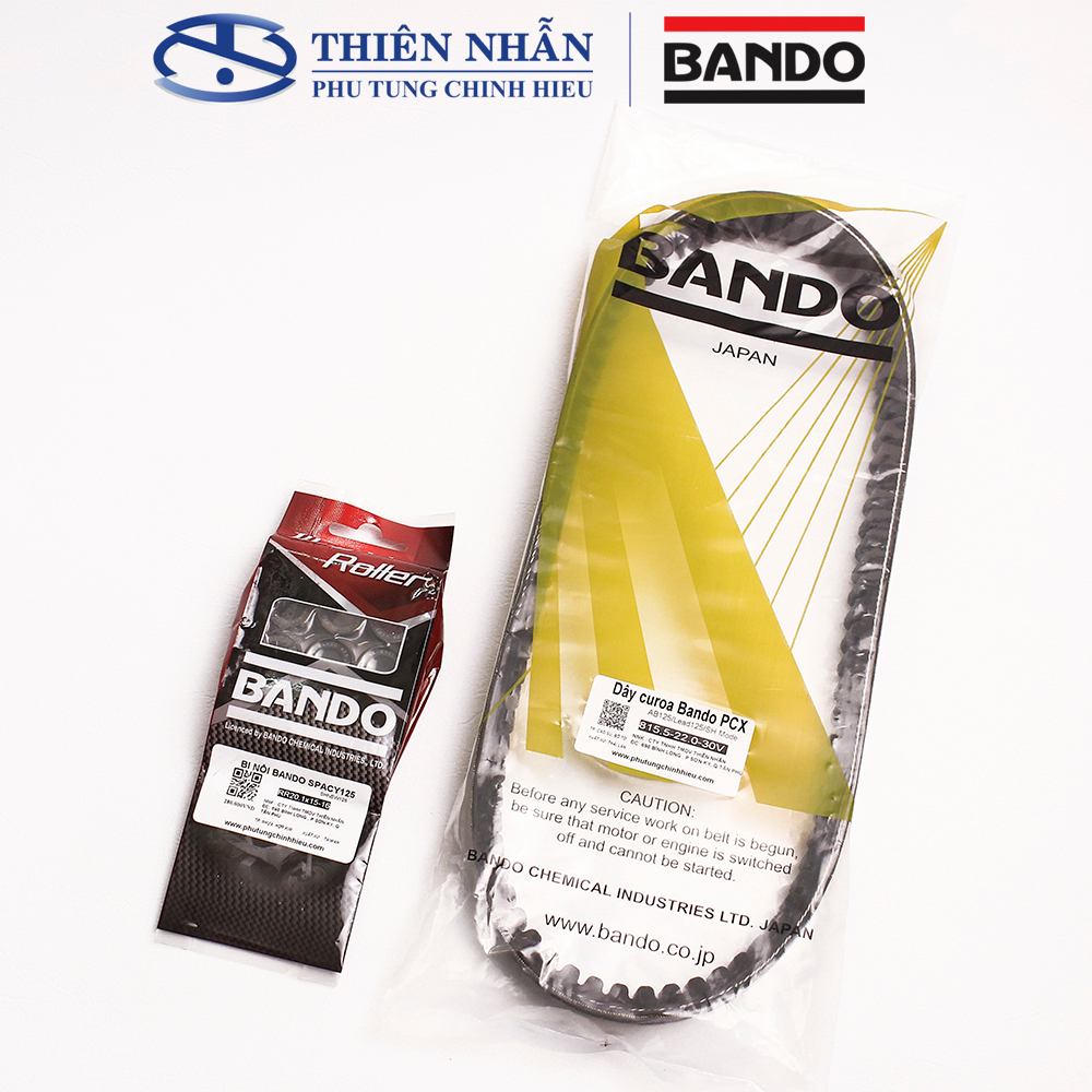 Combo Bi nồi Dây curoa BANDO xe PCX 125, Air Blade 125, Lead 125, Vario 125/150, Click 125/150, SH mode