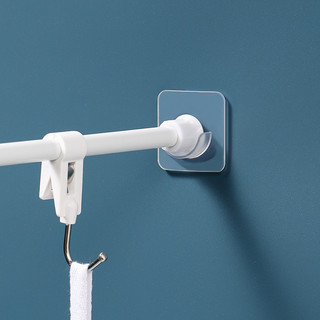 Bát Đỡ Đầu Thanh Treo Rèm Dán Tường Siêu Chắc