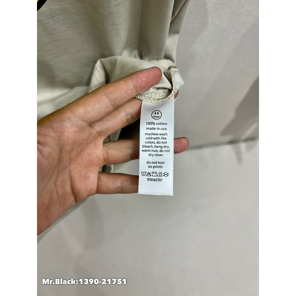 Áo Thun Nam Drew 100% Premium Cotton 250gsm Dày Dặn Hàng Siêu Cấp