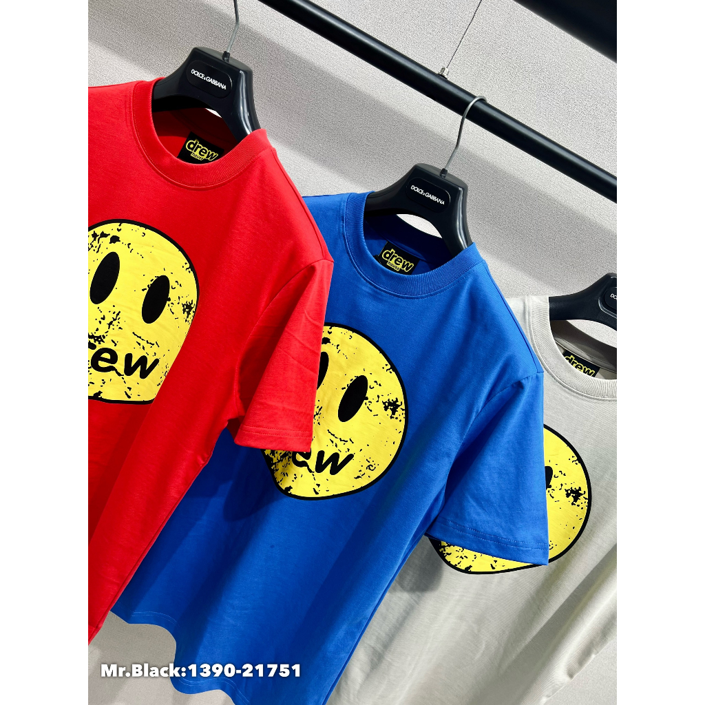 Áo Thun Nam Drew 100% Premium Cotton 250gsm Dày Dặn Hàng Siêu Cấp