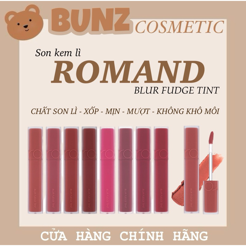 Son kem lì Romand Blur Fudge tint