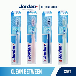 Combo 4 bàn chải đánh răng Jordan Clean Betwen lông mềm siêu mảnh 0.01mm