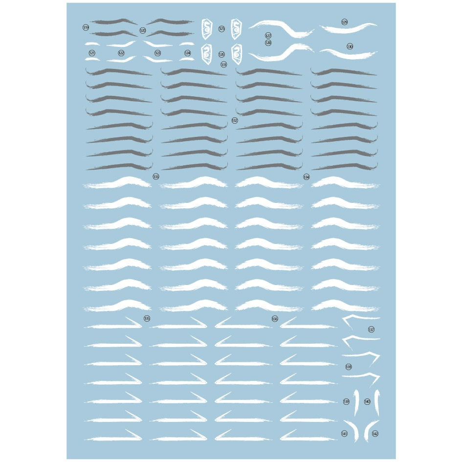 Decal nước dán mô hình XH-01 BAI QI MNP-XH03 Ao bing DRAGON AOBING water sticker