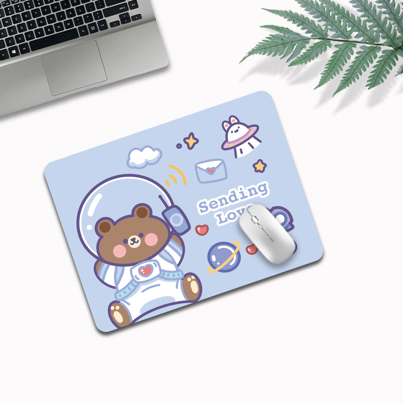 Miếng lót chuột vuông hoạt hình dễ thương chống nước cực êm MEILI STORE