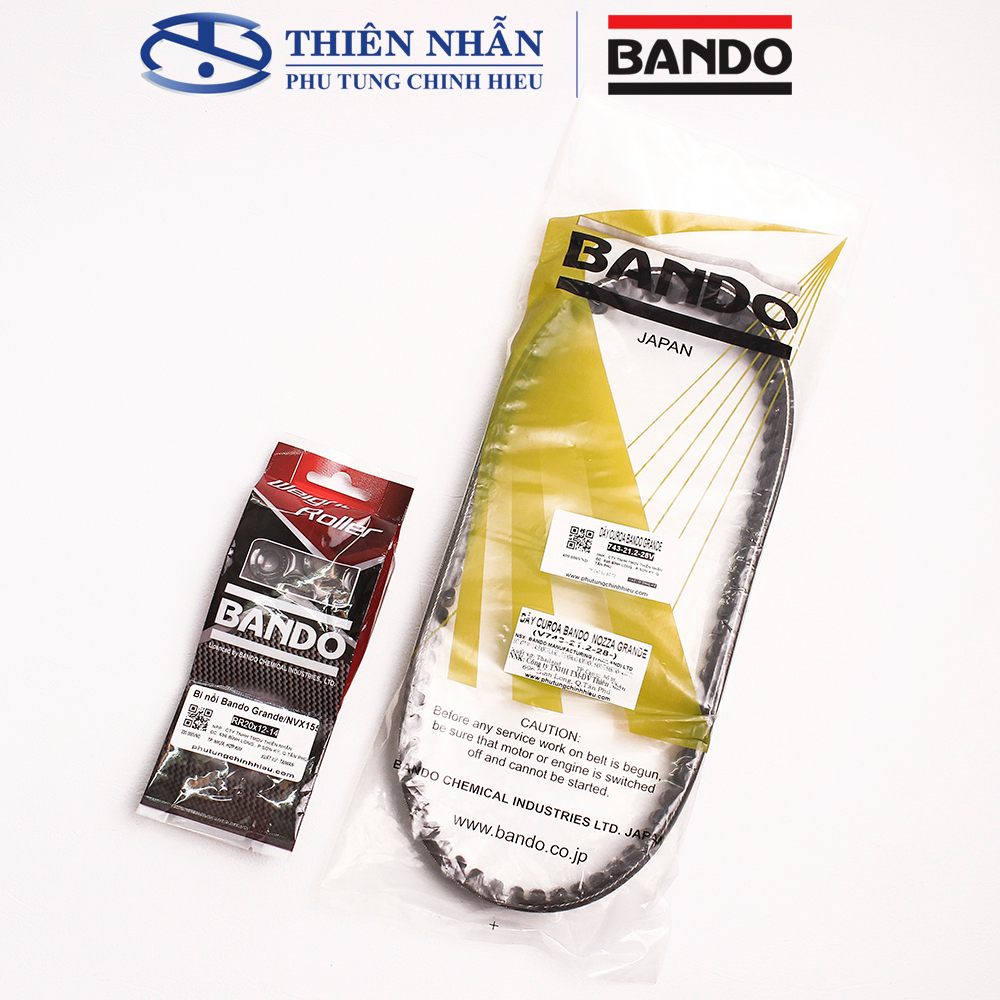 Combo Bi nồi Dây curoa BANDO xe Nozza Grande