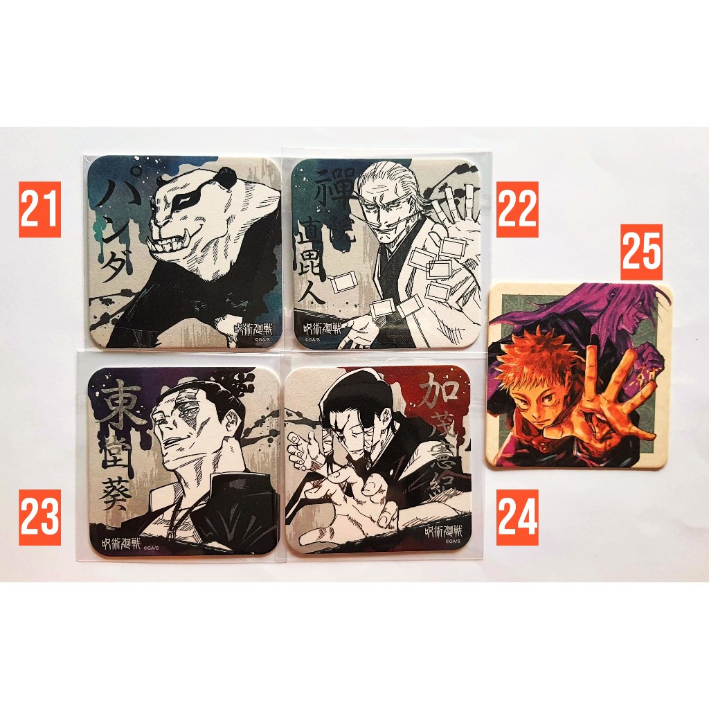 Goods Jujutsu Kaisen - Art Coaster Jujutsu Kaisen - Lót Ly Jujutsu Kaisen
