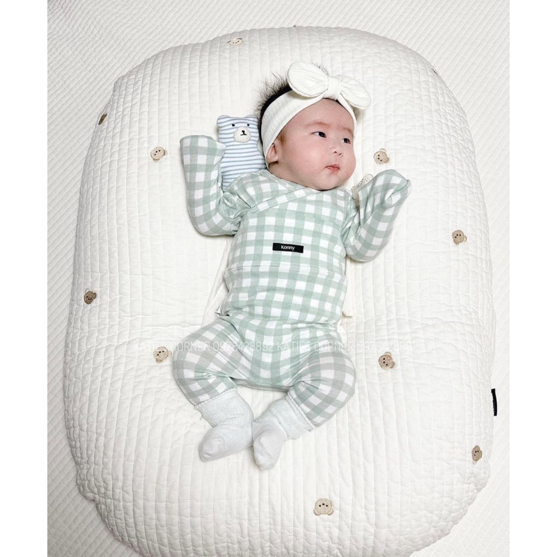 Băng đô cotton, turban cho bé gái