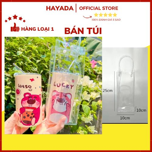 Túi Đựng Ly Bình Cốc Giữ Nhiệt Trong Suốt Chác Chắn