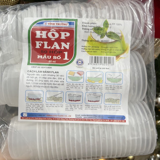 25 Hũ Bánh Flan Vĩnh Trường Số 1 90ml ( size L ) Đựng Slime, Làm Bánh Flan, Caramen có nắp CAO CẤP chịu nhiệt an toàn
