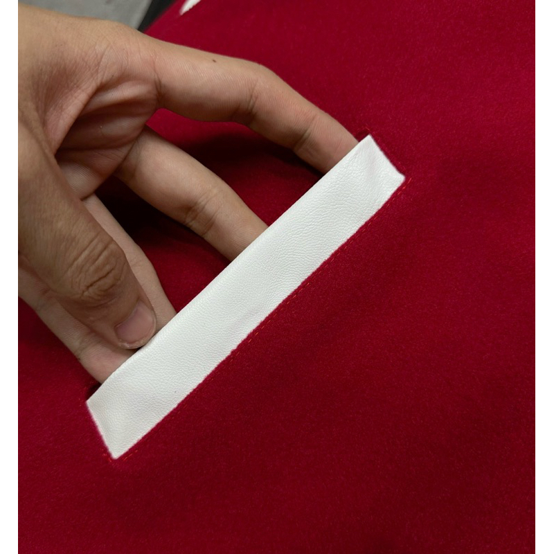 Áo Khoác , Áo Bomber GVC Nam Nữ Trơn Da lộn Cực Phong Cách