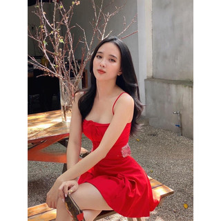 ĐẦM NƠ ĐÍNH ĐÁ EO ccbb