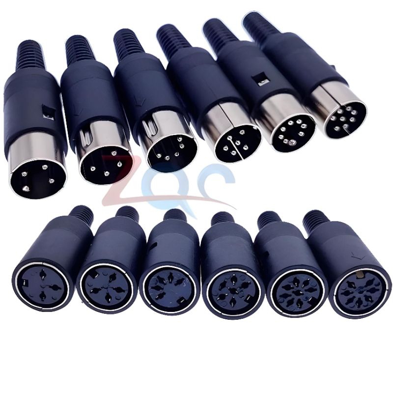 Jack MIDI 4 chân , 5 chân , 6 chân , 7 chân , 8 chân