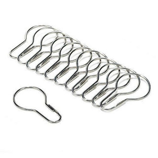 Combo 100 cái móc bầu loại nhỏ treo hàng, móc rèm cửa, treo đồ , móc khoá, ..
