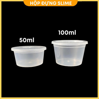 Hũ bánh flan 50ml, 100ml làm bánh flan , đựng slime , nguyên liệu slime