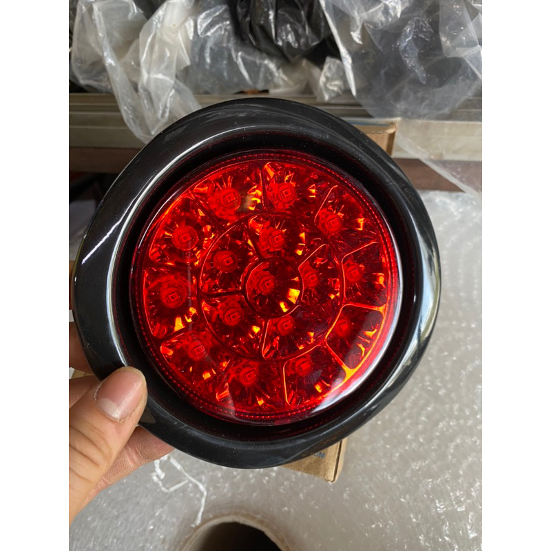 Đèn led  mooc , đèn led hậu tròn thay thế , lắp cản sau nhiều xe tiện dụng  12v 24v hàng silidu loại 1