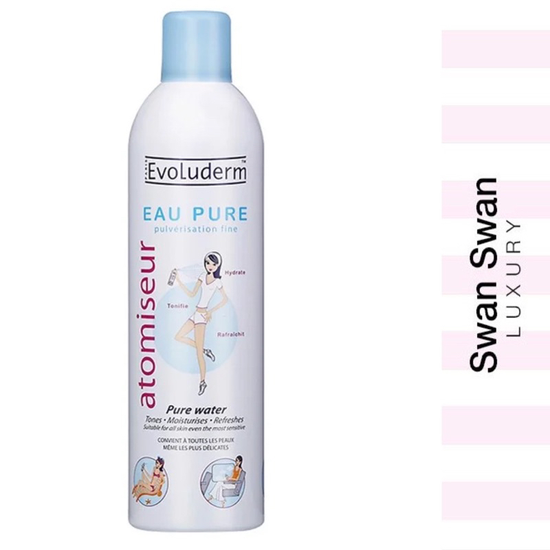 Xịt Khoáng Atomiseur Eau Pure Evoluderm 400Ml