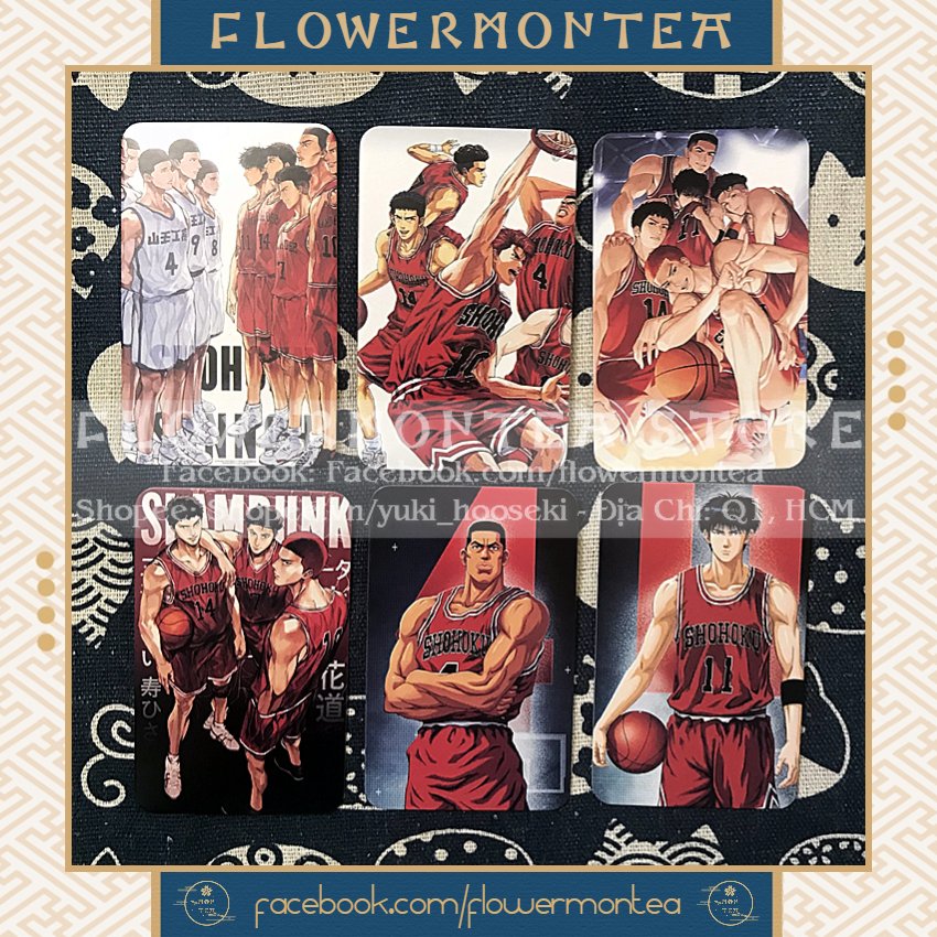 Set 15 Thẻ Hình | Lomo Card - Cao Thủ Bóng Rổ | Slam Dunk