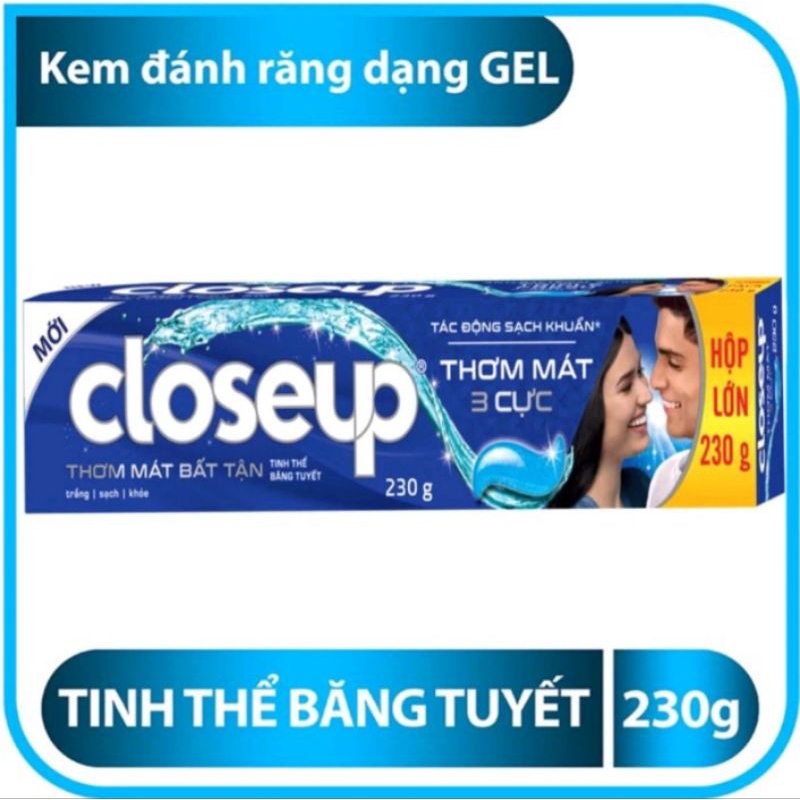 Kem đánh răng Closeup 180g/230g tặng 1 bàn chải