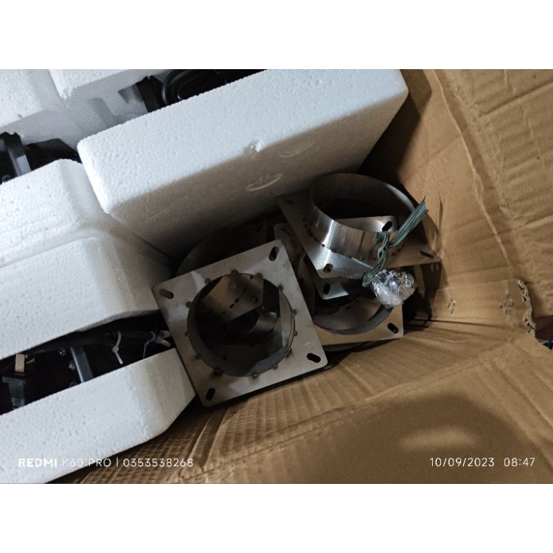 EAK - Bích nối ống D100 chuyên dùng cho quạt sò - quạt hình sên 85W - 65W