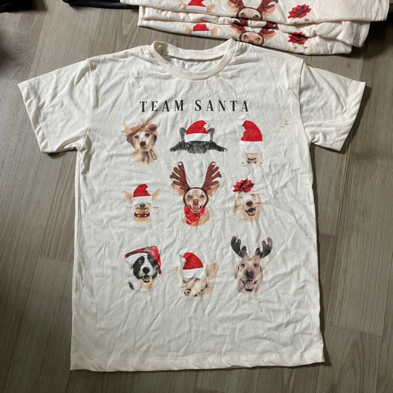 Áo cotton nữ hoạ tiết giáng sinh, hàng dư lỗi