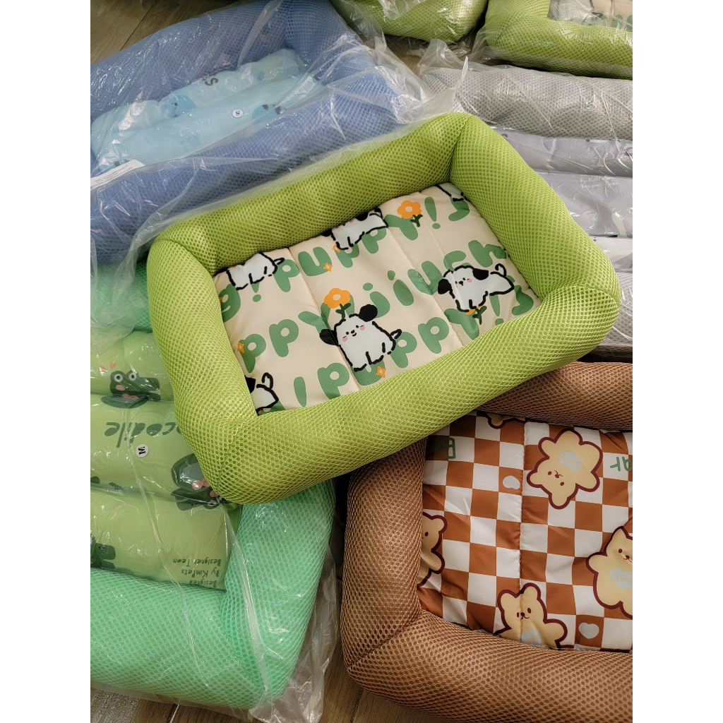 Nệm chống thấm nước và giải nhiệt cho chó mèo siêu dễ thương và dày êm