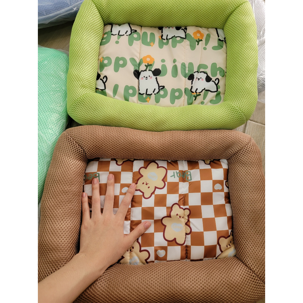 Nệm chống thấm nước và giải nhiệt cho chó mèo siêu dễ thương và dày êm
