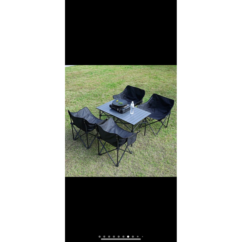 bộ bàn ghế camping - ghế mặt trăng