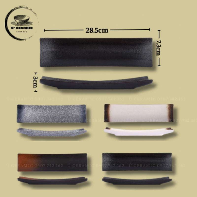 Dĩa Sushi Chữ Nhật