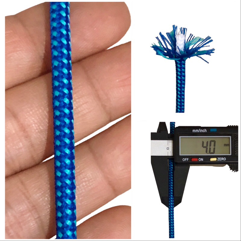 10 mét - Dây dù tròn 4mm có lõi êm mịn dùng làm macrame, trang trí, thời trang, cố định đồ vật