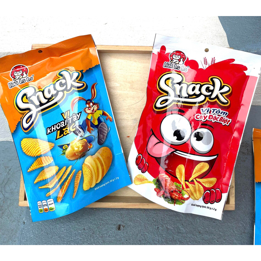 Snack khoai tây linh la la gói 50gr