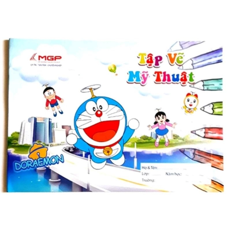 🖼🏡VỞ VẼ 🅰️4️⃣ DOREMON 40 TRANG🎨🖌💝
