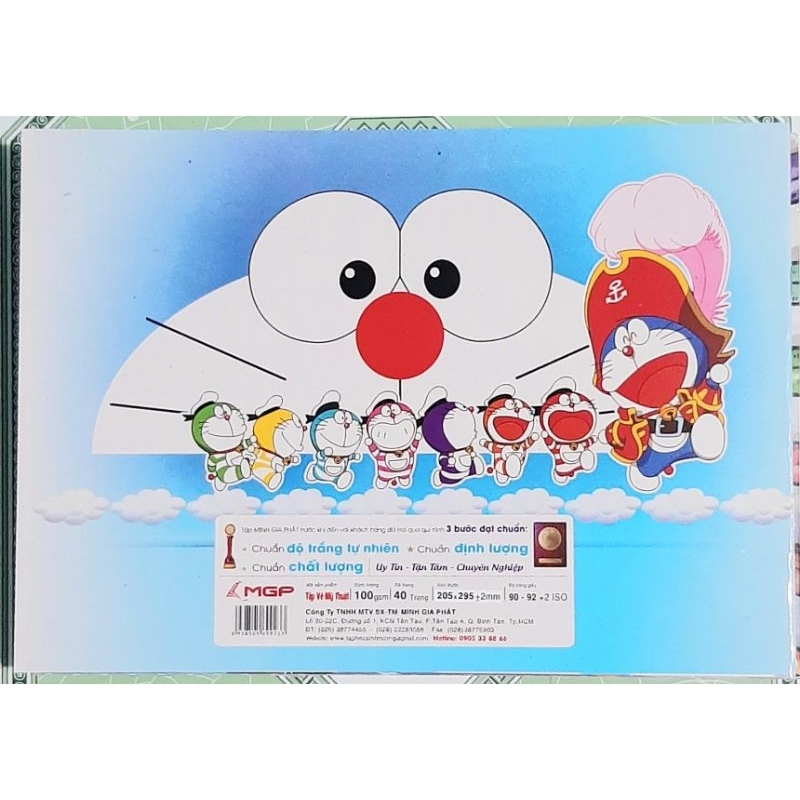 🖼🏡VỞ VẼ 🅰️4️⃣ DOREMON 40 TRANG🎨🖌💝