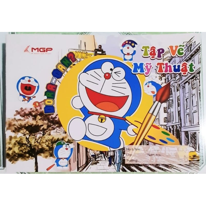 🖼🏡VỞ VẼ 🅰️4️⃣ DOREMON 40 TRANG🎨🖌💝