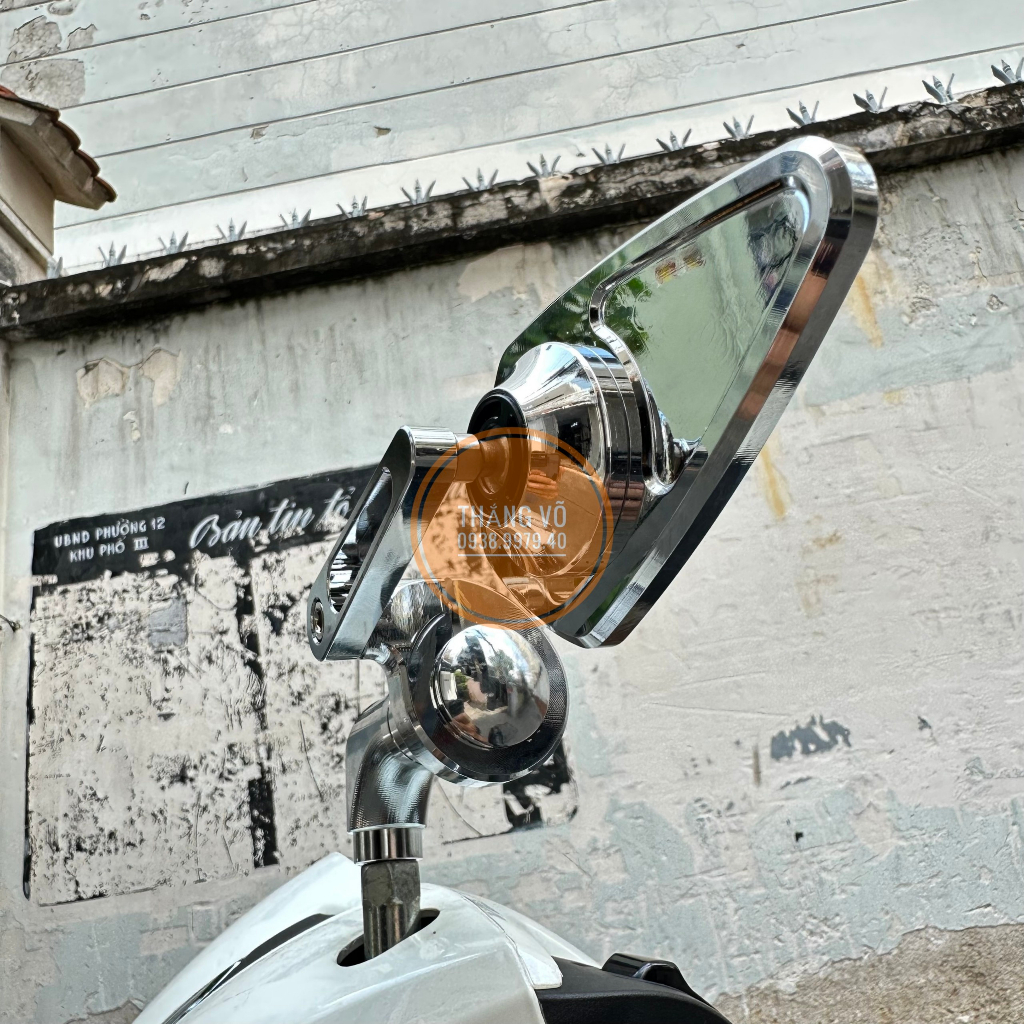 Kính Motogadget, Gương Motogadget xiken cực sáng gương xe máy Vision Vario SHVN Exciter Winner Airblade