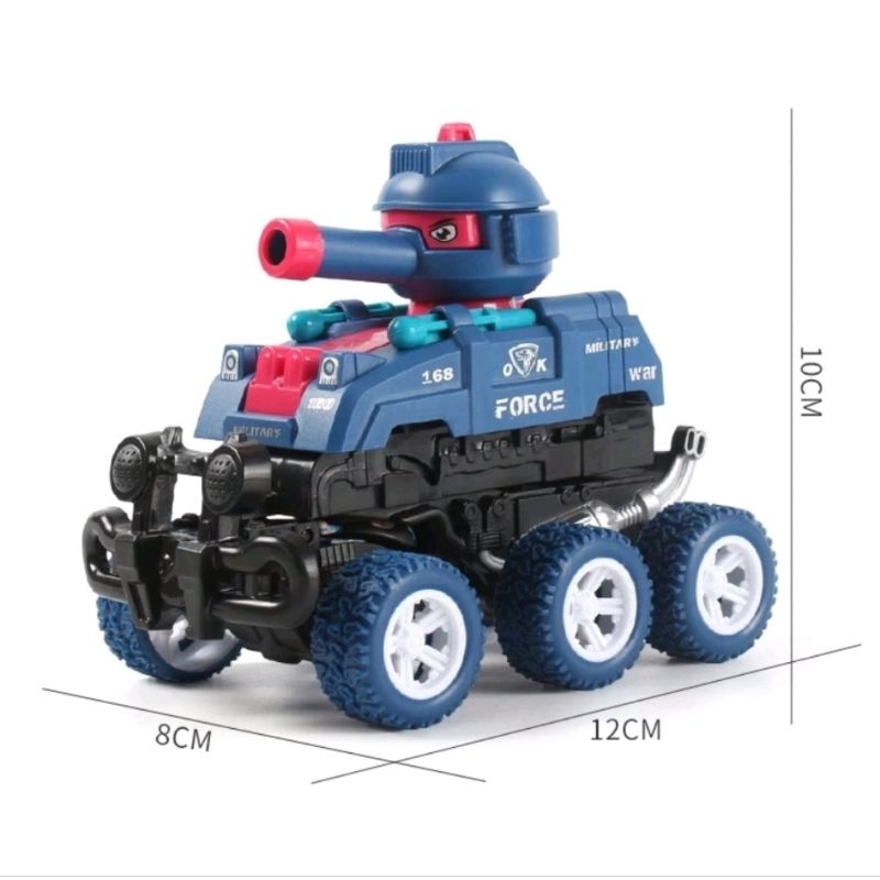 Đồ Chơi Ô Tô Xe Tăng Biến Hình Phát Triển Trí Tuệ Vận Động Cho Bé PANDA TOYS