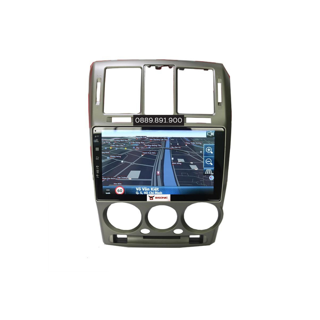 Mặt dưỡng lắp màn hình Android Getz 2006-2010-9inch