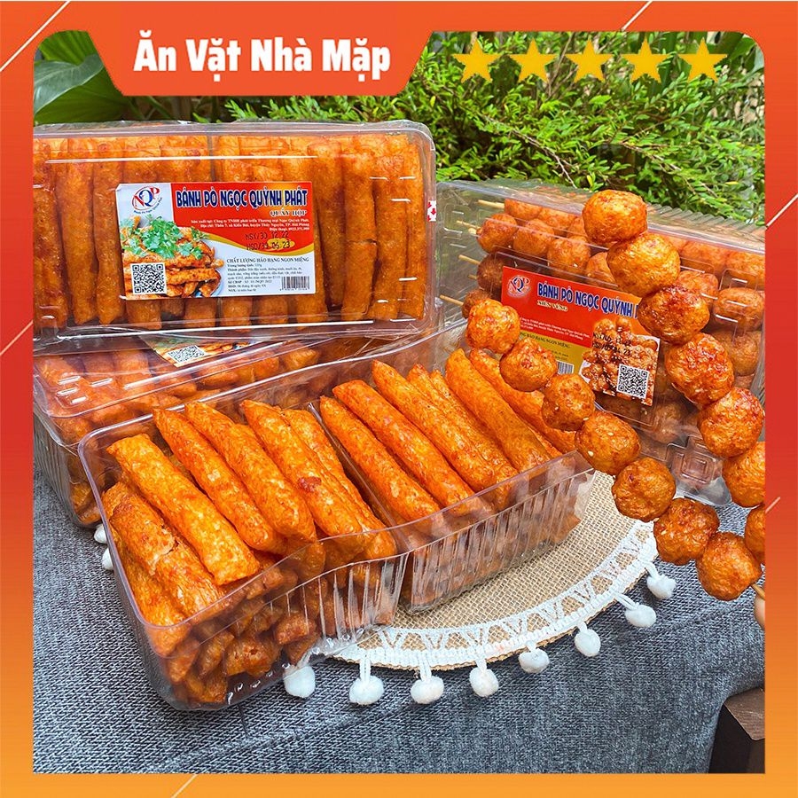 Hộp bánh bò quẩy hộp ~60 thanh hộp 320g